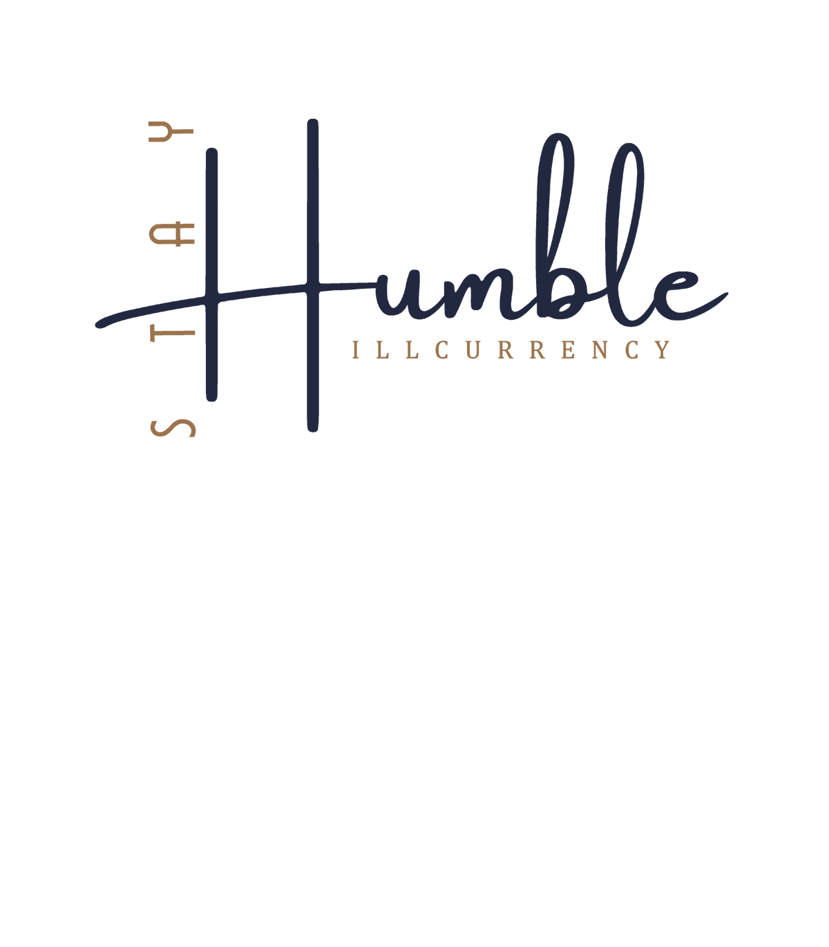 Air Jordan 13 Midnight Navy White T-Shirt (Stay Humble) product image 1