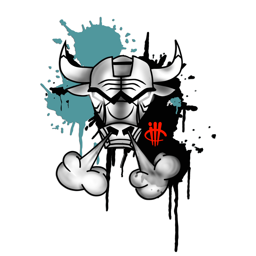 Air Jordan 3 GS Moto Black T-Shirt (Iron Bull)| illcurrency product image 1