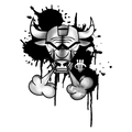 Air Jordan 4 White Thunder T-Shirt (Iron Bull)| illcurrency product image 1