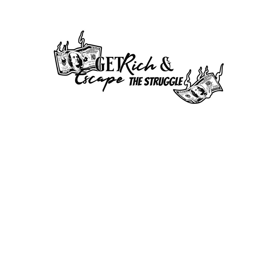 Air Jordan 4 White Thunder T-Shirt (Get Rich)| illcurrency product image 1