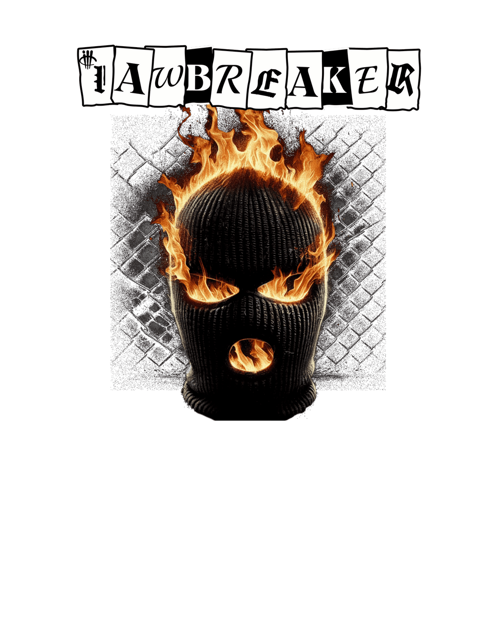 Air Jordan 4 White Thunder T-Shirt (law breaker) product image 1
