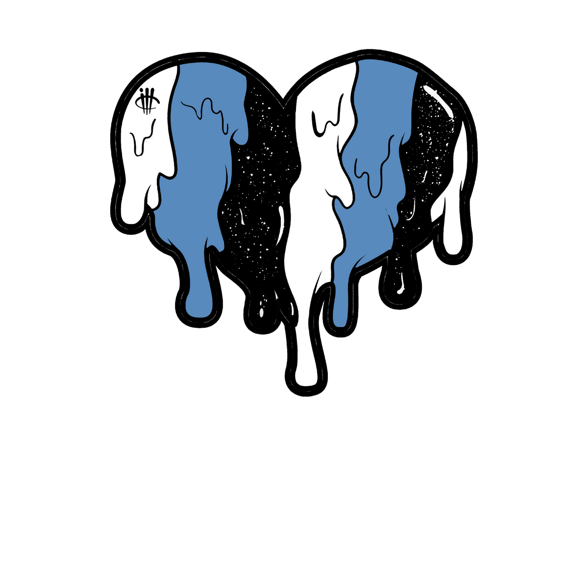 Air Jordan 17 Low University Blue Carolina T-Shirt (Heart) product image 1