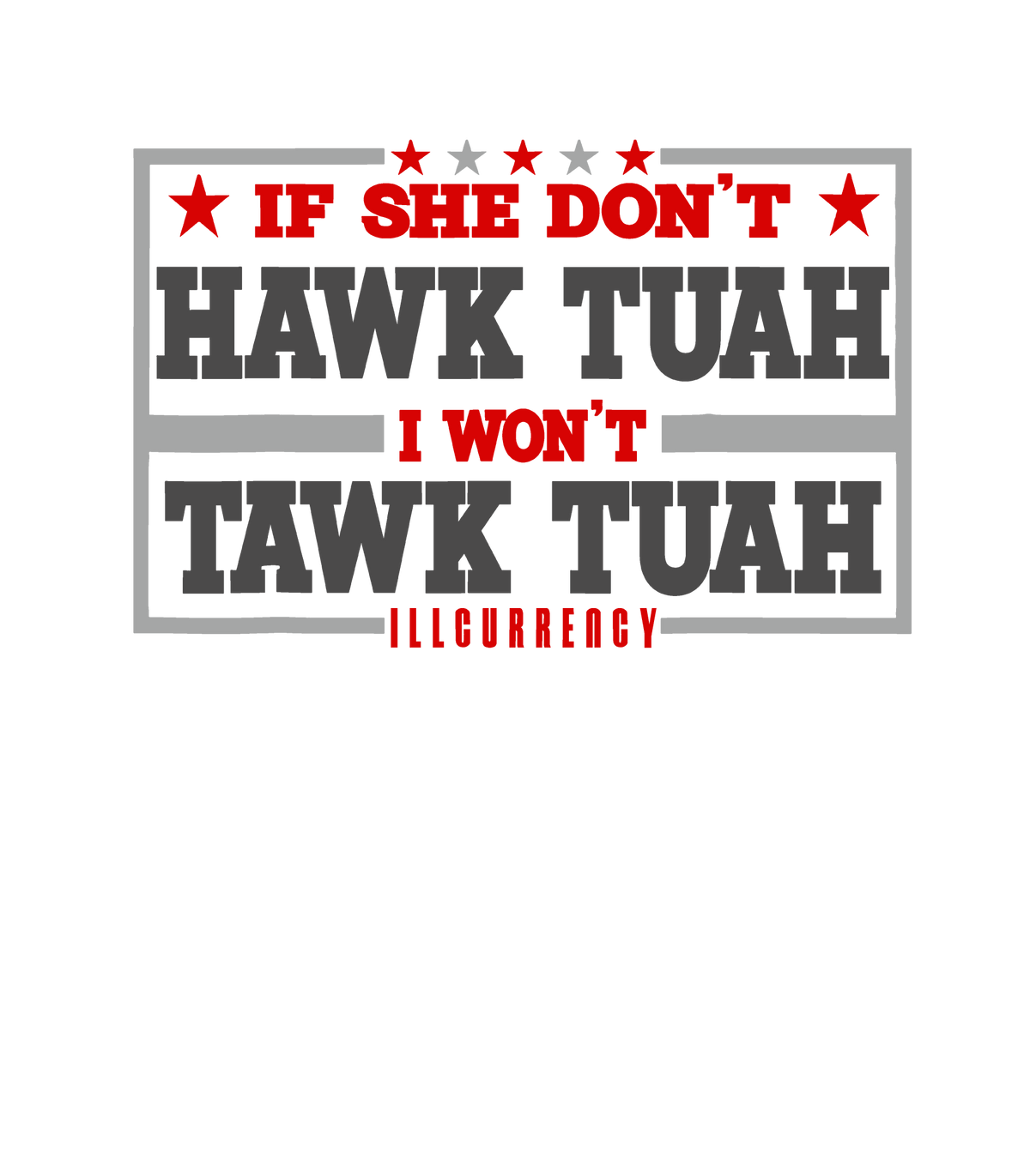 Air Jordan 3 Cement Grey White T-Shirt (Hawk Tuah) product image 1