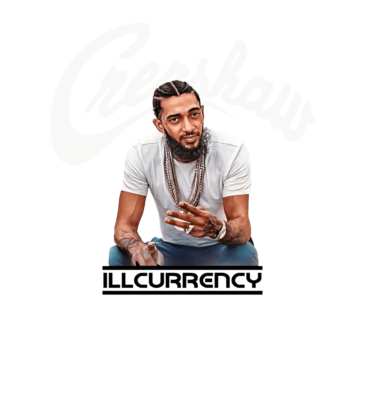 Air Jordan 1 High OG Midnight Navy Blue T-Shirt (Crenshaw) product image 1