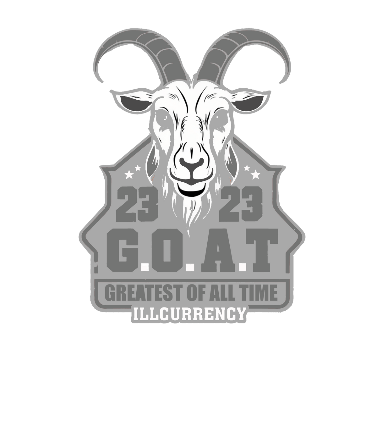 Air Jordan 12 Black/Wolf Grey Black T-Shirt (GOAT 23) product image 1