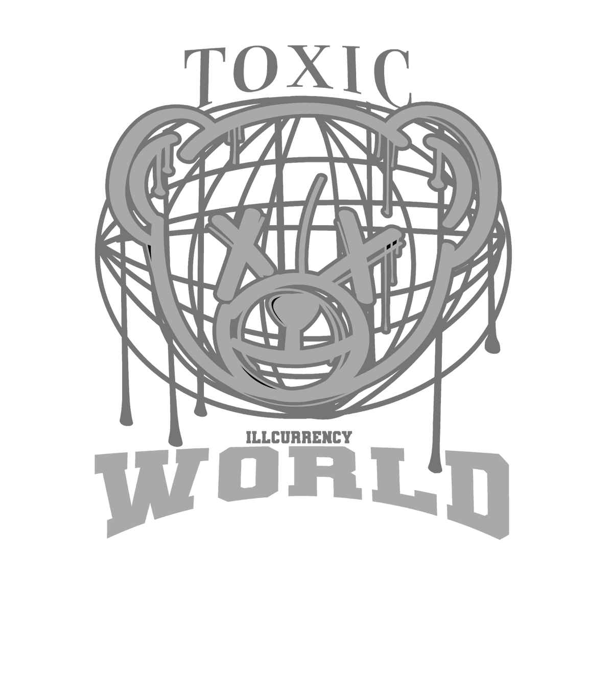 Air Jordan 12 Black/Wolf Grey Black T-Shirt (Toxic World) product image 1