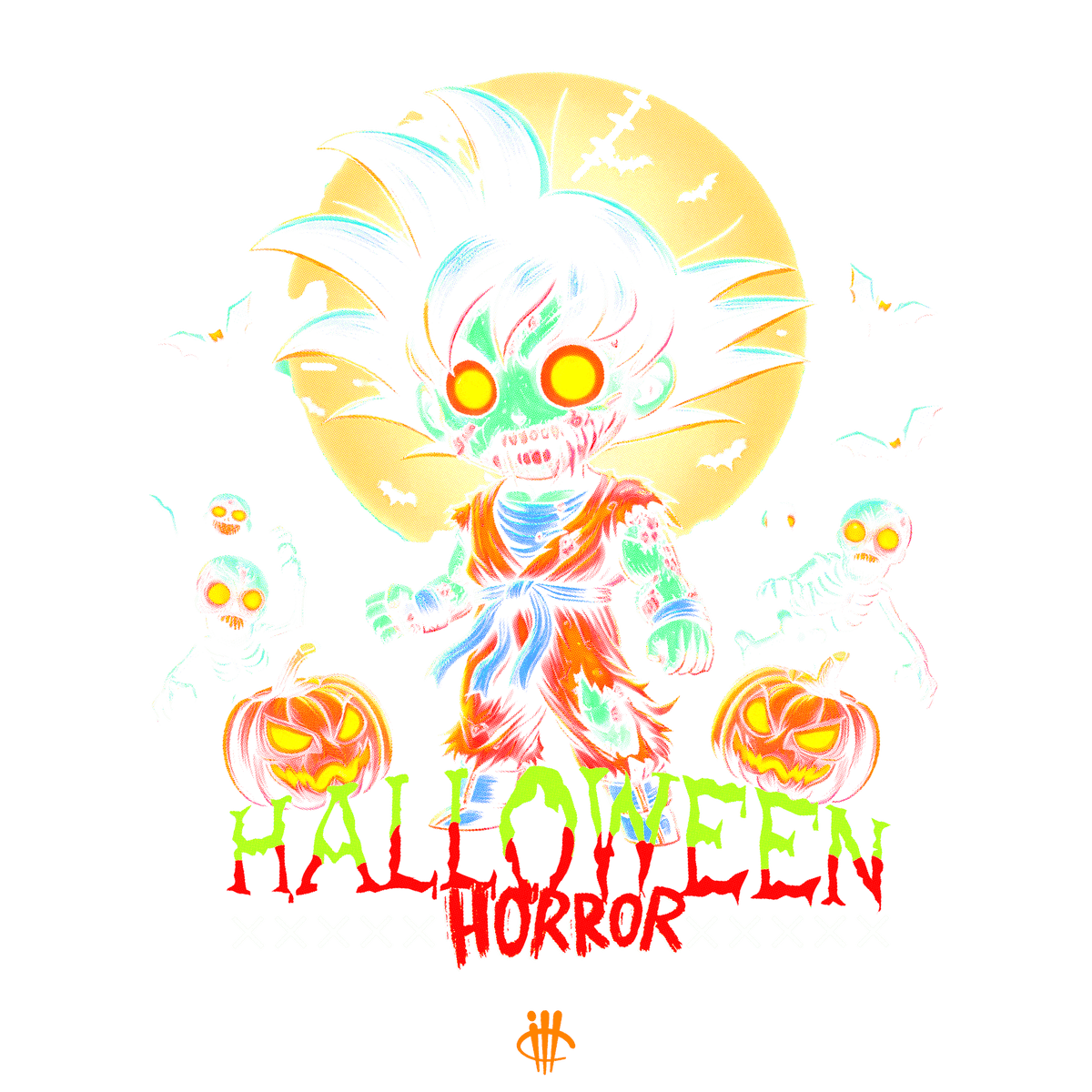 IllCurrency Halloween 2018 Collection Black T-Shirt (Goku product image 1