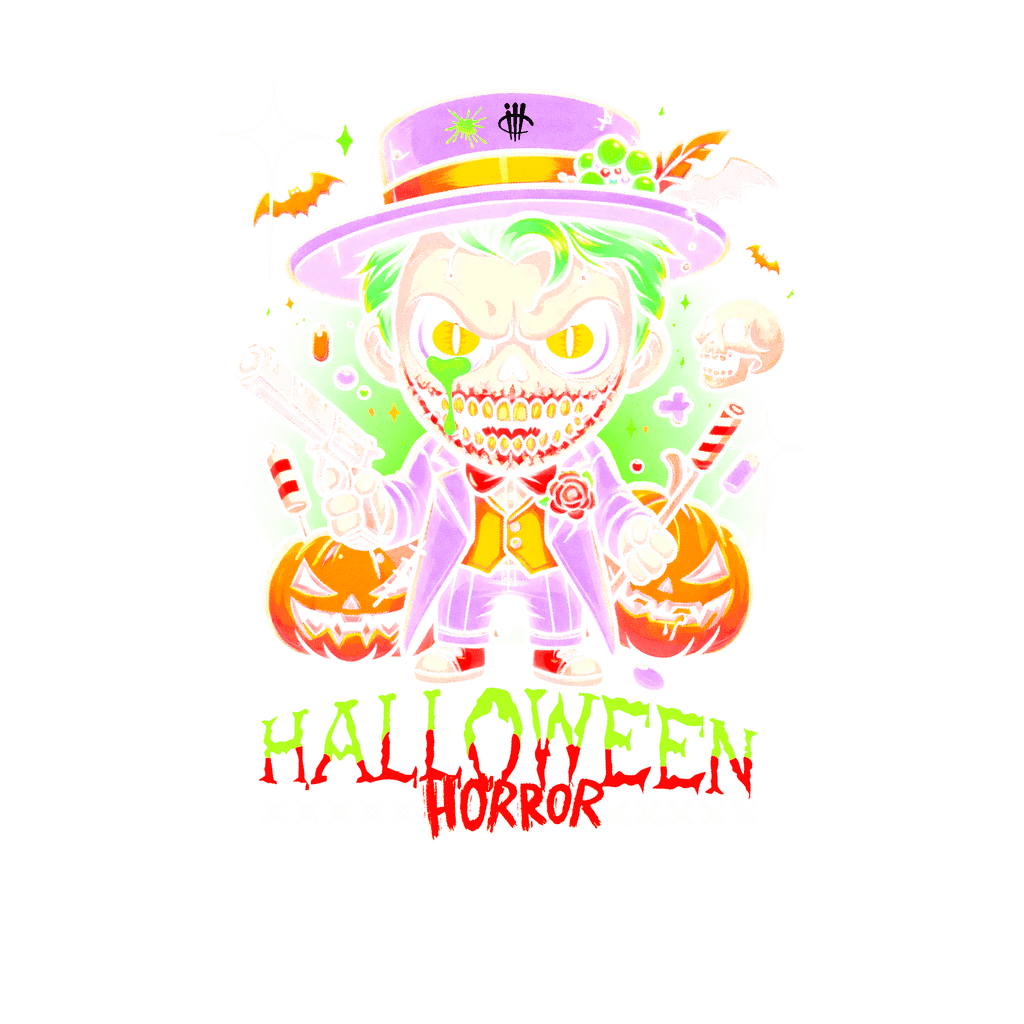 IllCurrency Halloween 2018 Collection Black T-Shirt (Joker product image 1