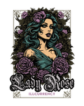 Air Jordan 4 WMNS Orchid Black T-Shirt (Lady Rose) product image 1