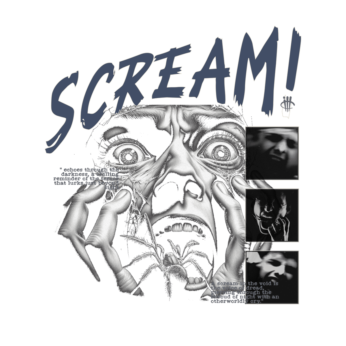 Nike Dunk Low Symbiote Black T-Shirt (Scream)| illcurrency product image 1