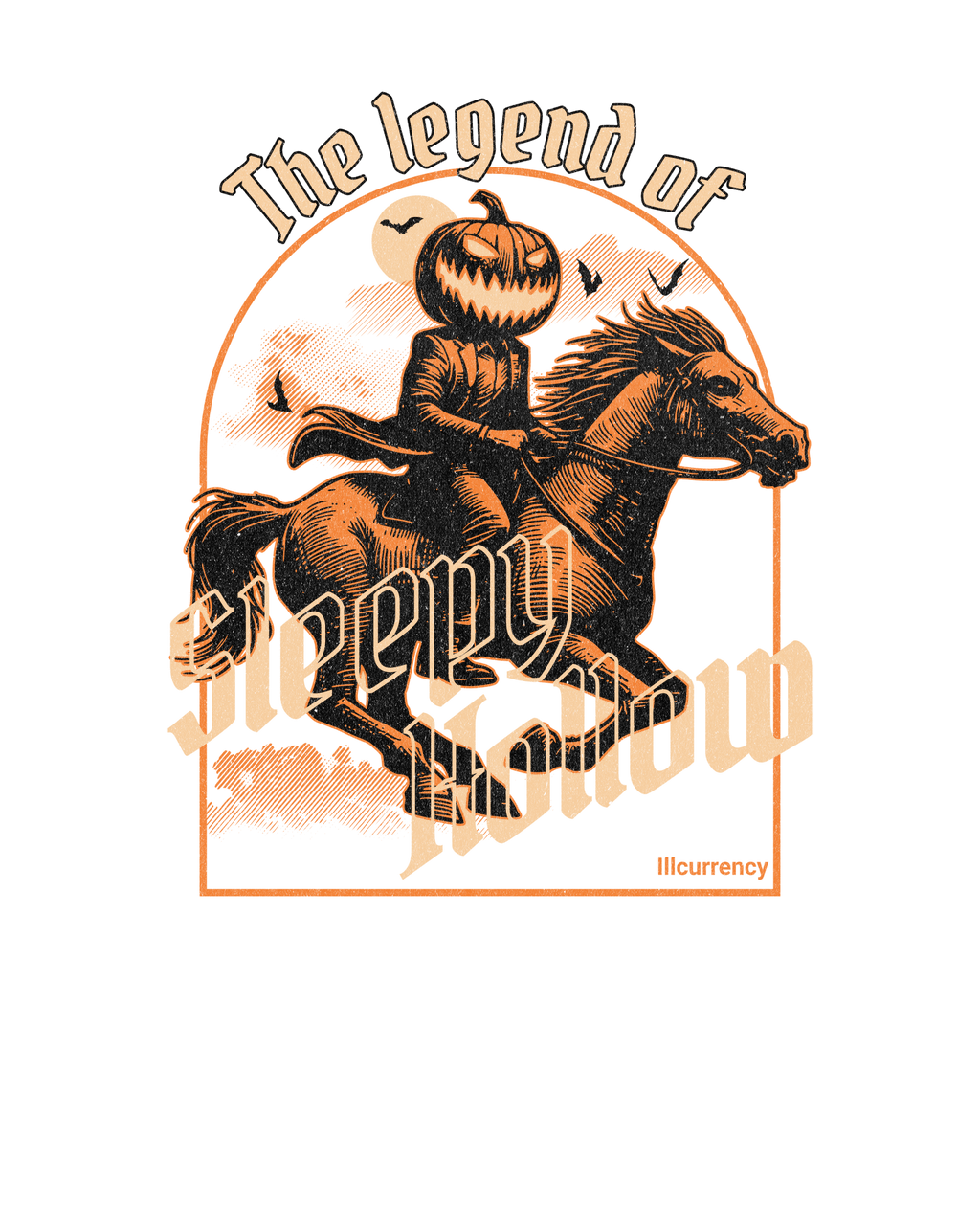 IllCurrency Halloween 2018 Collection Black T-Shirt (Sleepy product image 1