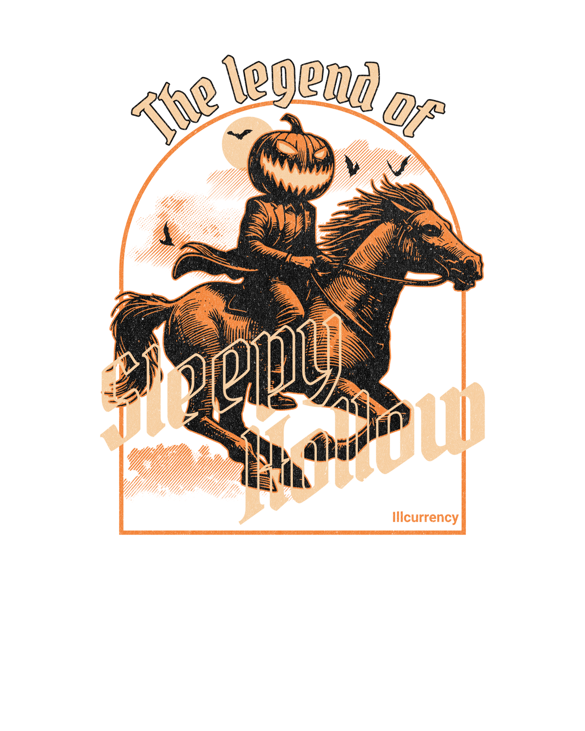 IllCurrency Halloween 2018 Collection Black T-Shirt (Sleepy product image 1