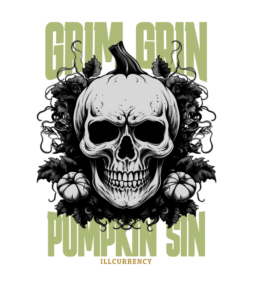 Nike Dunk Low Halloween Skull Black T-Shirt (Pumpkin product image 1