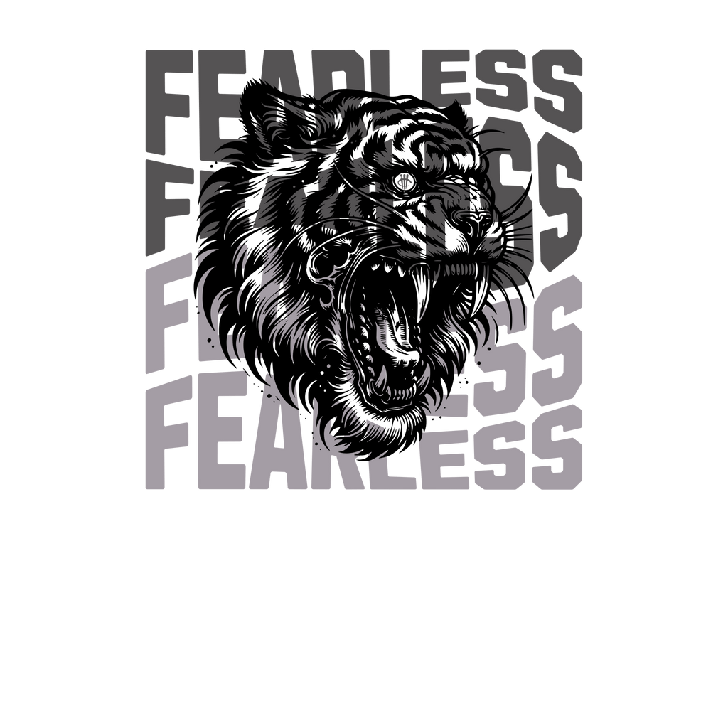 Air Jordan 4 Fear Pack White T-Shirt (Fearless Tiger) product image 1