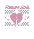 Air Jordan 4 WMNS Orchid Black T-Shirt (Forever Alone) product image 1
