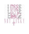 Air Jordan 4 WMNS Orchid Black T-Shirt (Blessed not lucky) product image 1