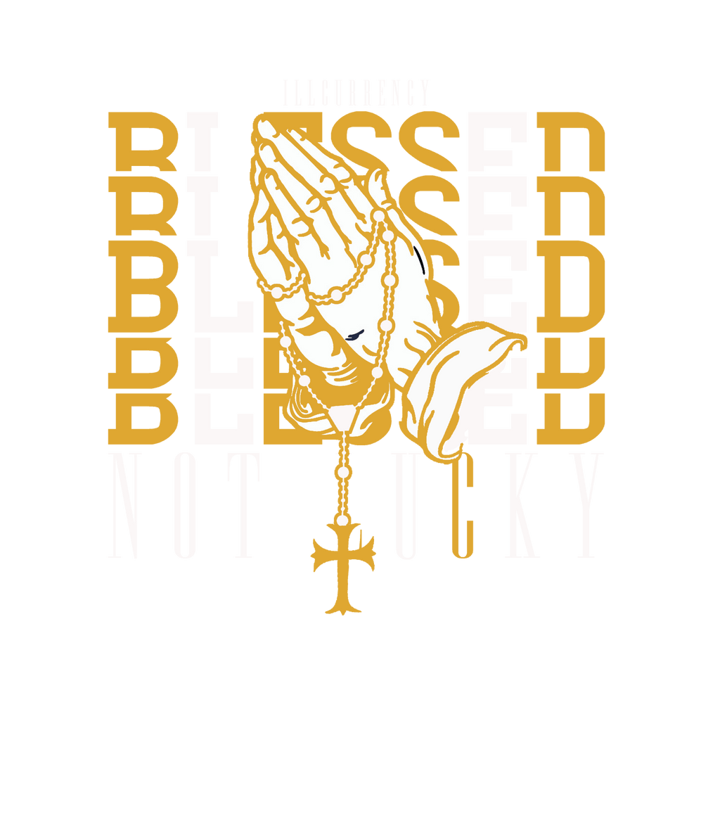 Nike Dunk High Wu-Tang Black T-Shirt (Blessed not lucky) product image 1