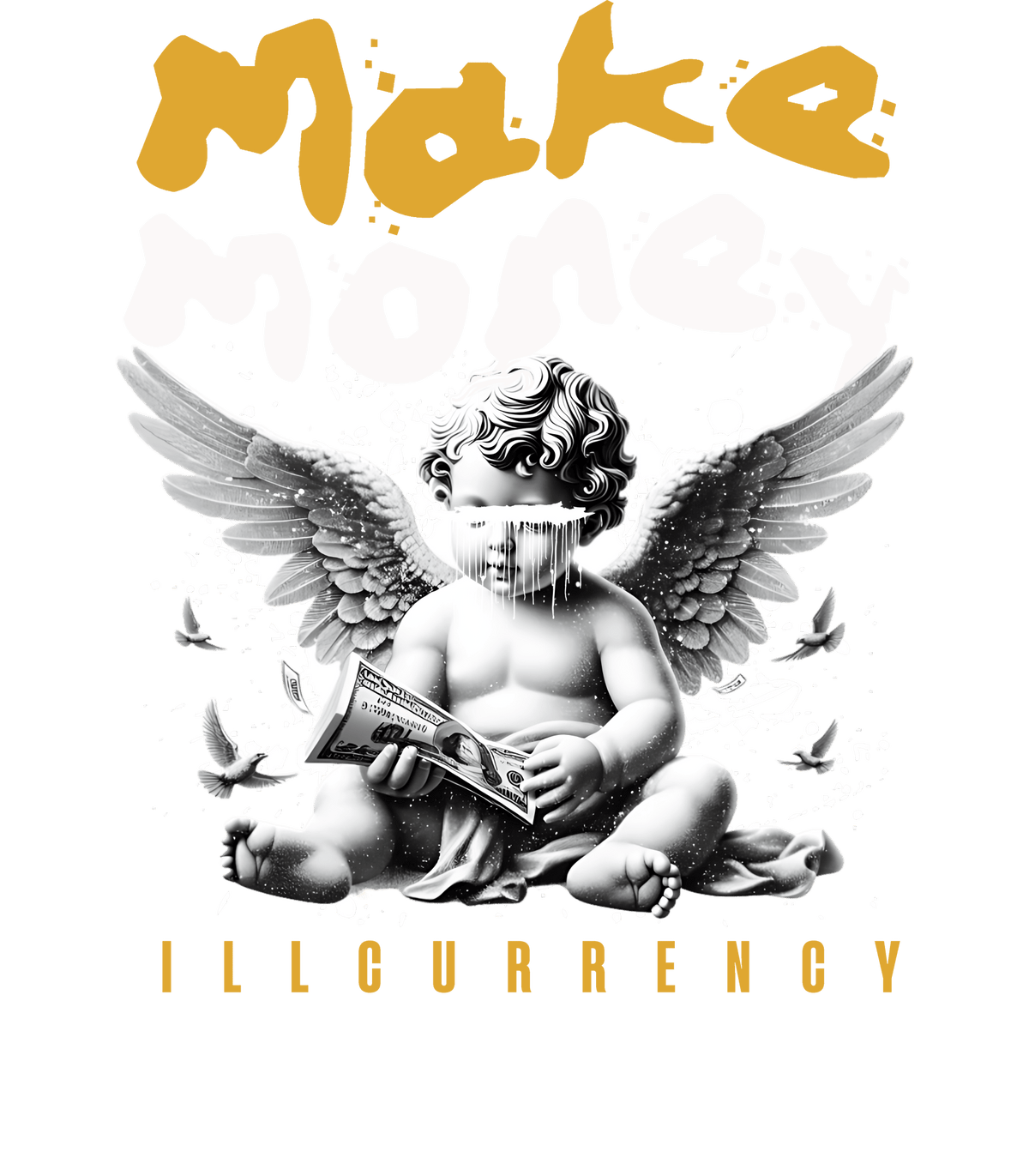 Nike Dunk High Wu-Tang Black T-Shirt (Make Money) product image 1