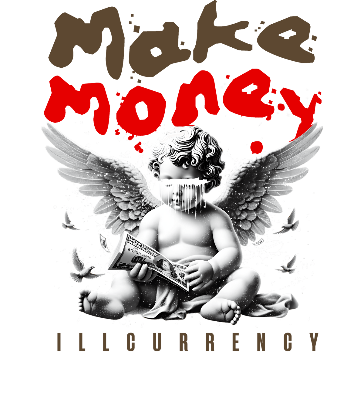 Air Jordan 9 Olive Black T-Shirt (Make Money)| illcurrency product image 1