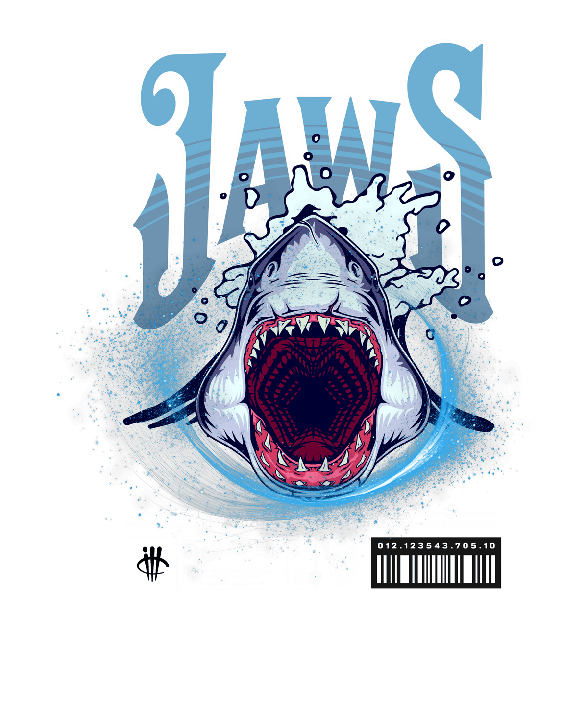 Air Jordan 11 Legend Blue Carolina T-Shirt (Jaws) product image 1