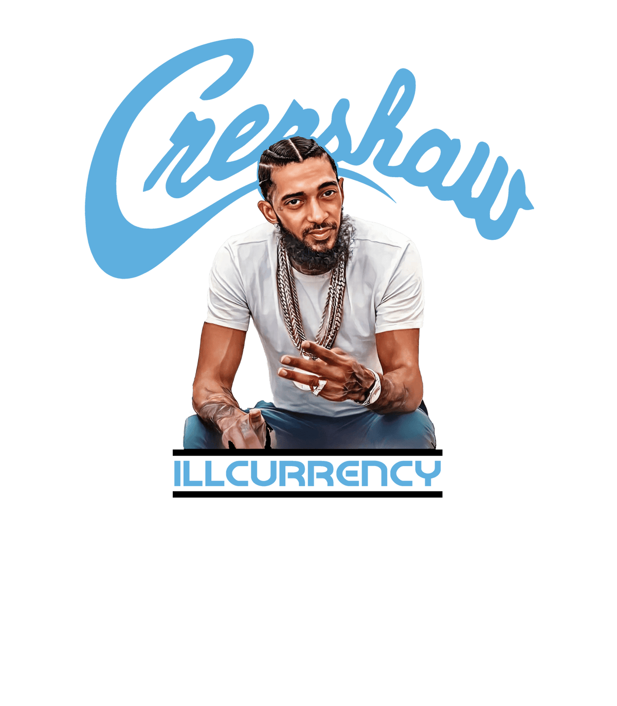 Air Jordan 11 Legend Blue White T-Shirt (Crenshaw) product image 1