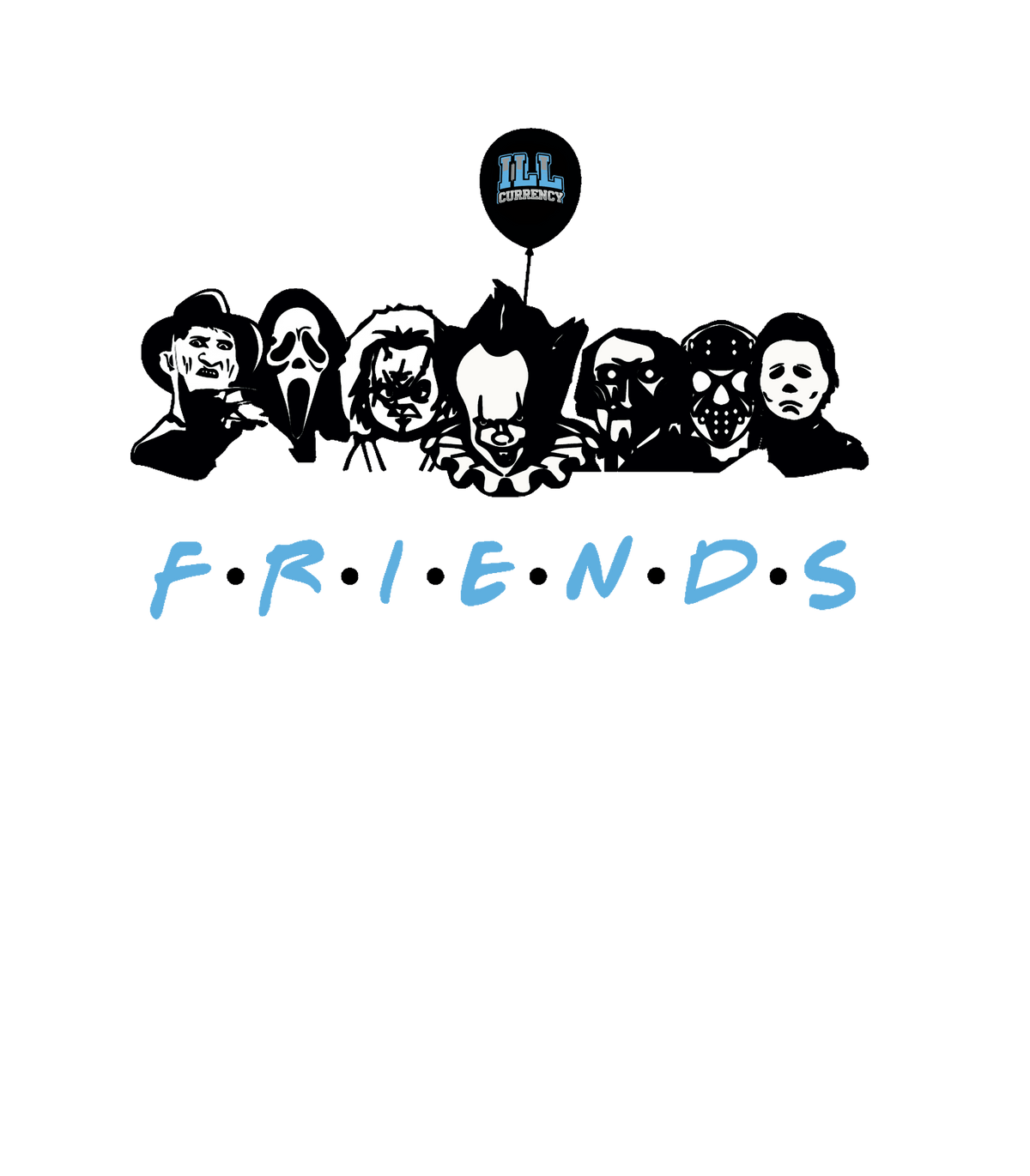 Air Jordan 11 Legend Blue White T-Shirt (Friends) product image 1