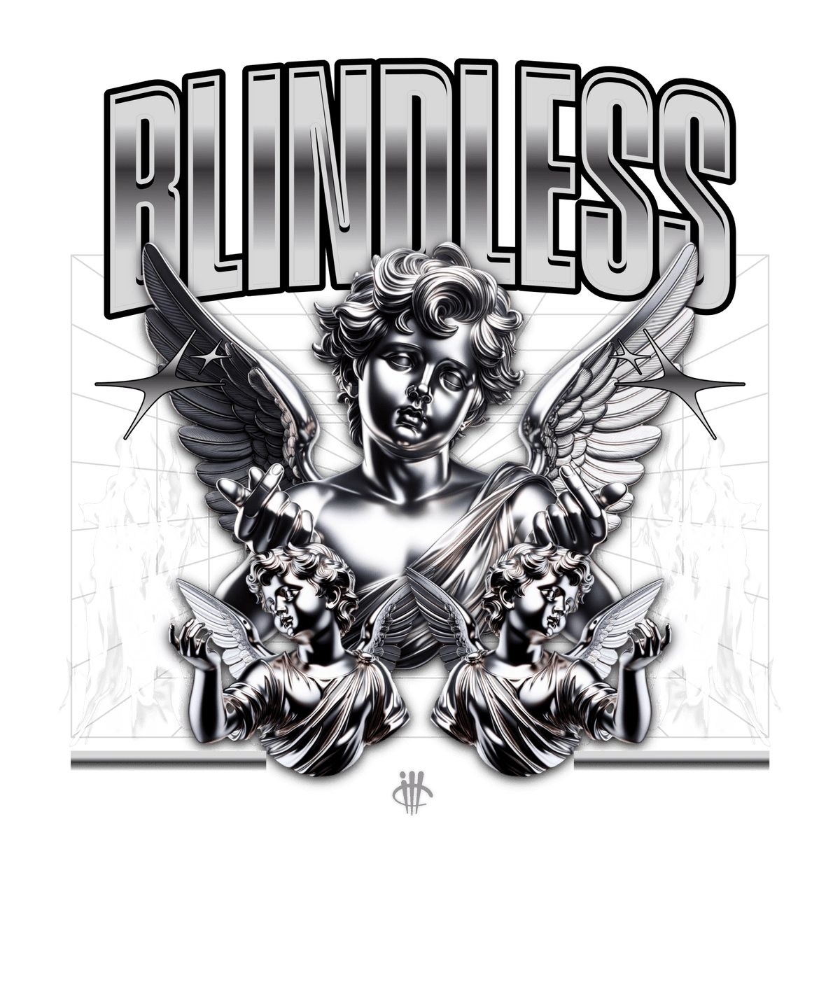 Air Jordan 5 White Black T-Shirt (Blindless)| illcurrency product image 1