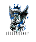Air Jordan 1 Low OG Game Royal White T-Shirt (Graffiti product image 1
