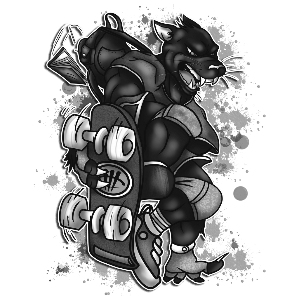 Air Jordan 3 Black Cat T-Shirt (SKATEBOARD illcurrency product image 1