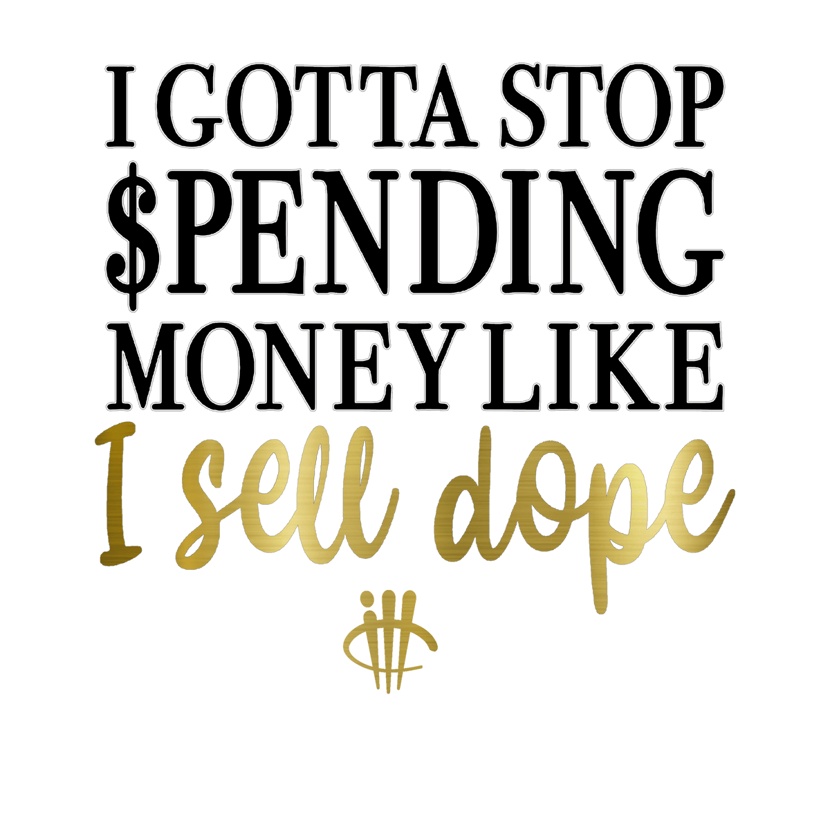Air Jordan 5 Earth/Metallic Gold Brown T-Shirt (Gotta Stop product image 1