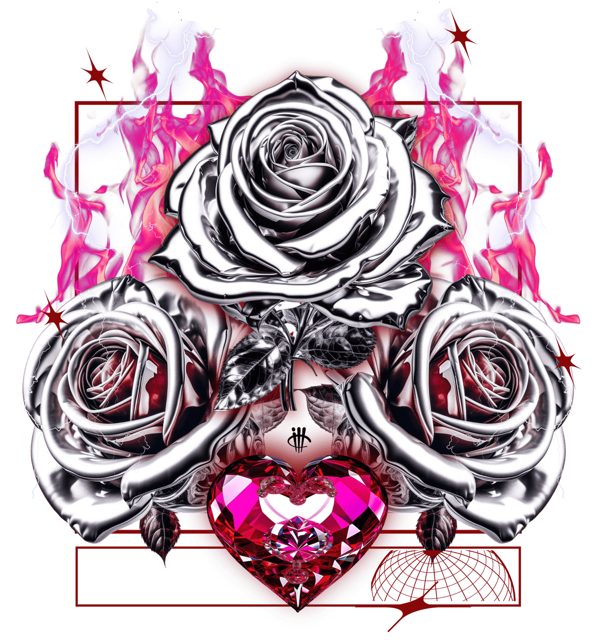 Air Jordan 3 Valentine’s Day Pink T-Shirt (Silver Rose) product image 1