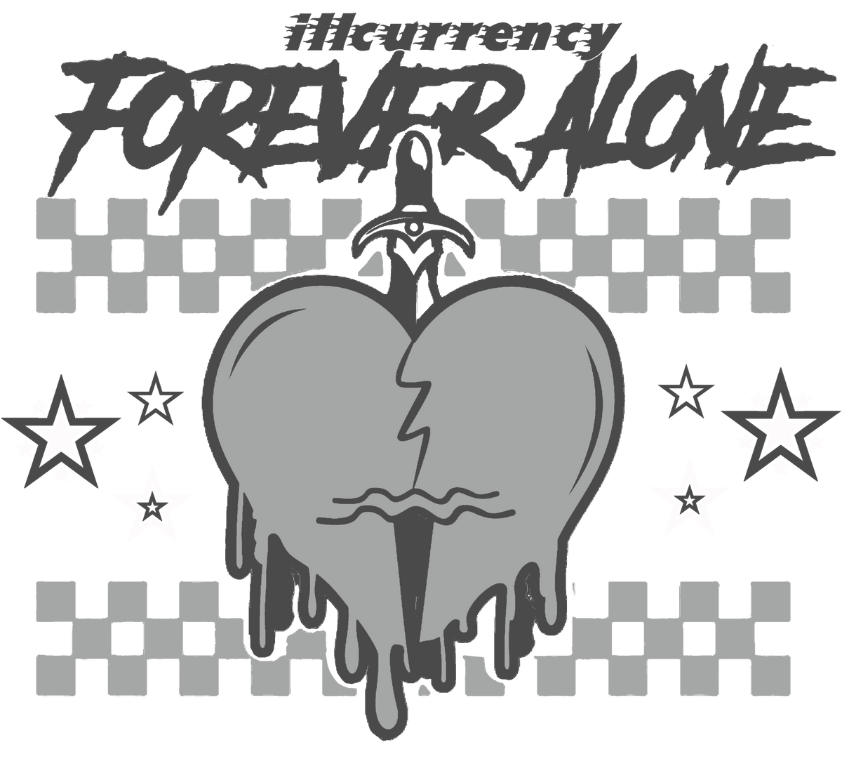 Air Jordan 3 Black Cat T-Shirt (Forever Alone)| illcurrency product image 1