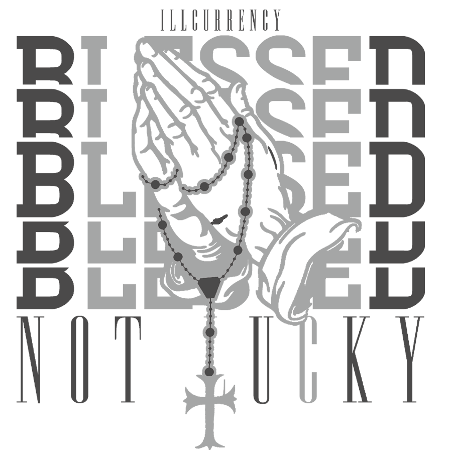 Air Jordan 3 Black Cat T-Shirt (Blessed not lucky) product image 1