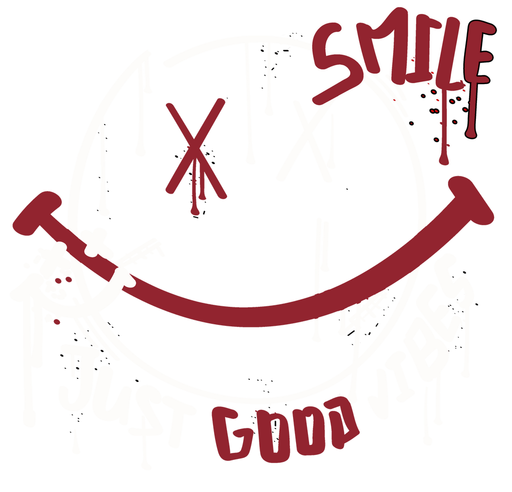 Air Jordan 1 High OG Black Toe Reimagined T-Shirt (Smile) product image 1