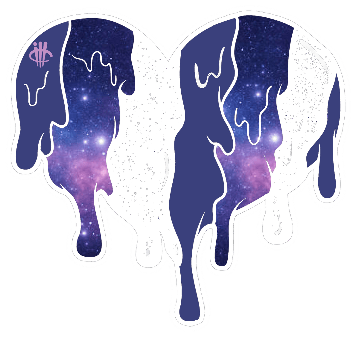 Nike Air Foamposite One Galaxy Black T-Shirt (Heart) product image 1