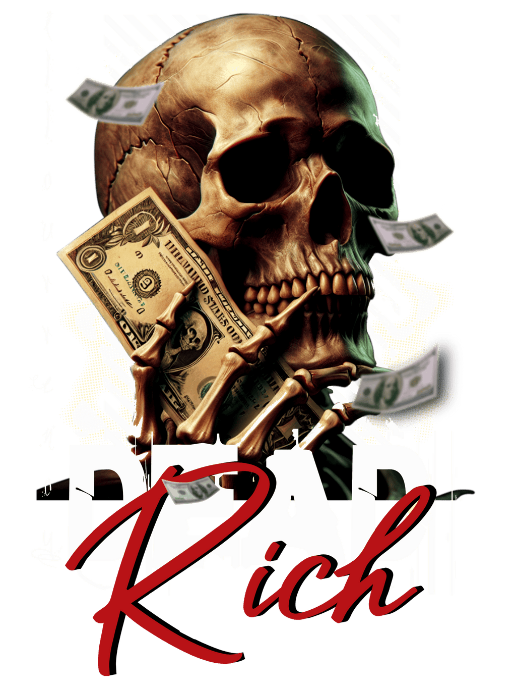 Air Jordan 12 Flu Game 2025 Black T-Shirt (Dead Rich) product image 1