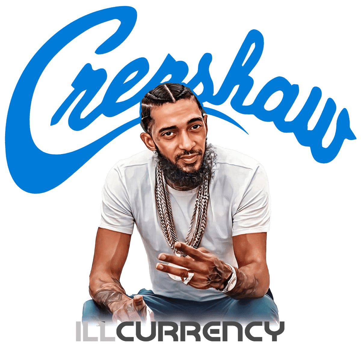 Air Jordan 3 Lucky Shorts White T-Shirt (Crenshaw) product image 1
