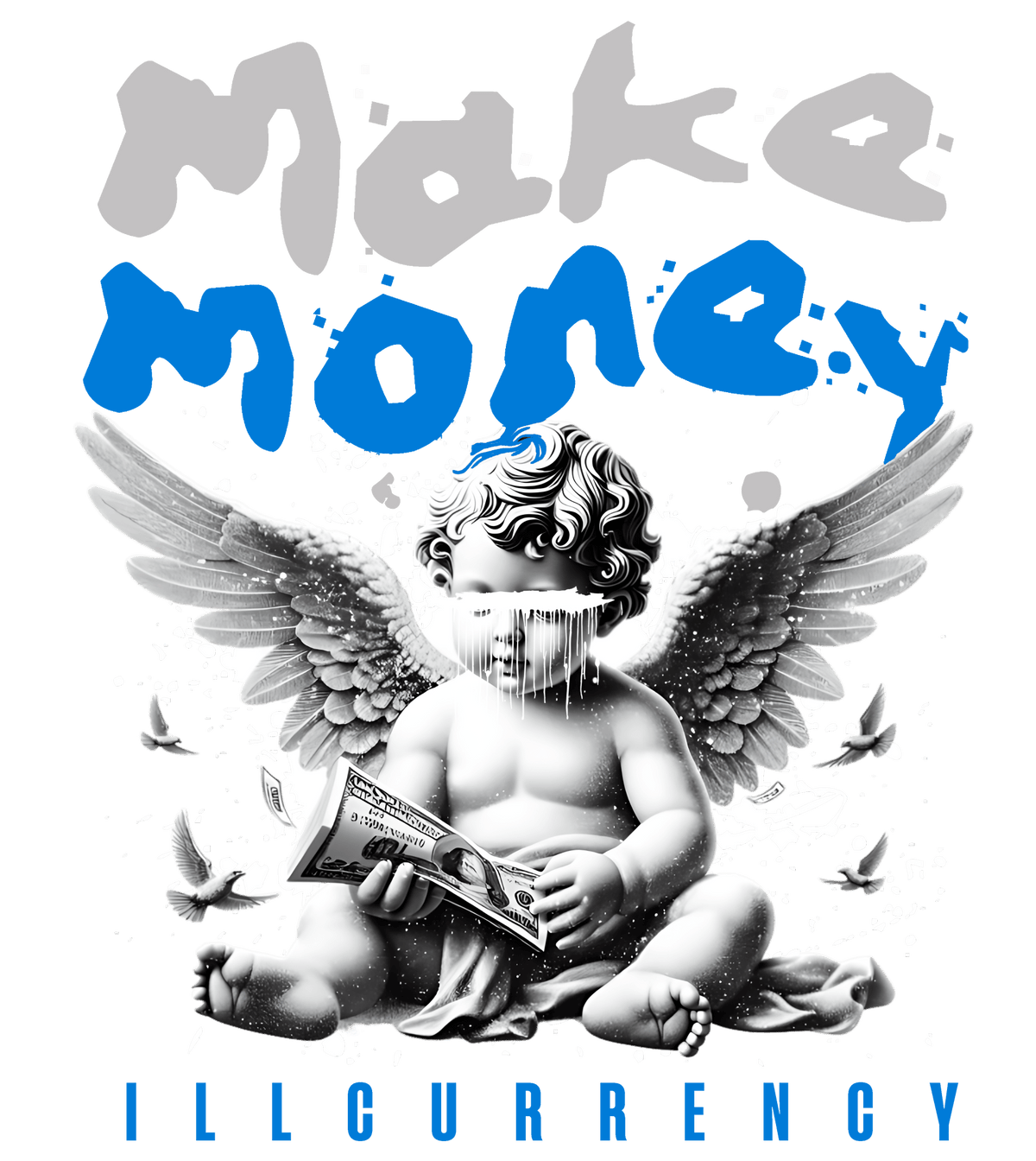 Air Jordan 3 Lucky Shorts White T-Shirt (Make Money) product image 1