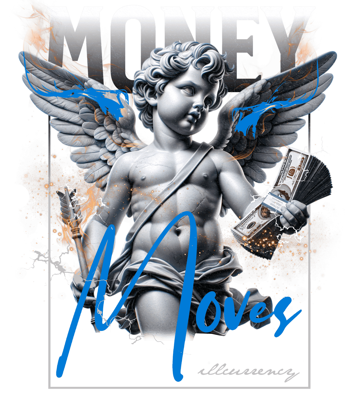 Air Jordan 3 Lucky Shorts White T-Shirt (Money Moves) product image 1
