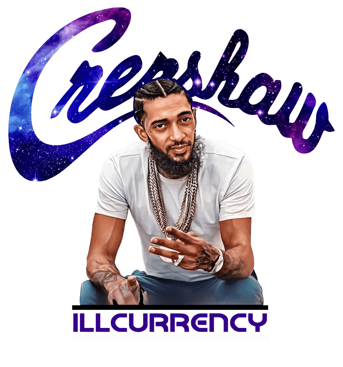 Nike Air Foamposite One Galaxy Black T-Shirt (Crenshaw) product image 1