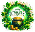 Air Jordan 13 GS Pine Green T-Shirt (Happy St. Patty's product image 1