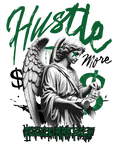 Air Jordan 13 GS Pine Green White T-Shirt (Hustle More) product image 1