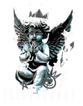 Air Jordan 9 Cool Grey T-Shirt (Graffiti Angel)| illcurrency product image 1