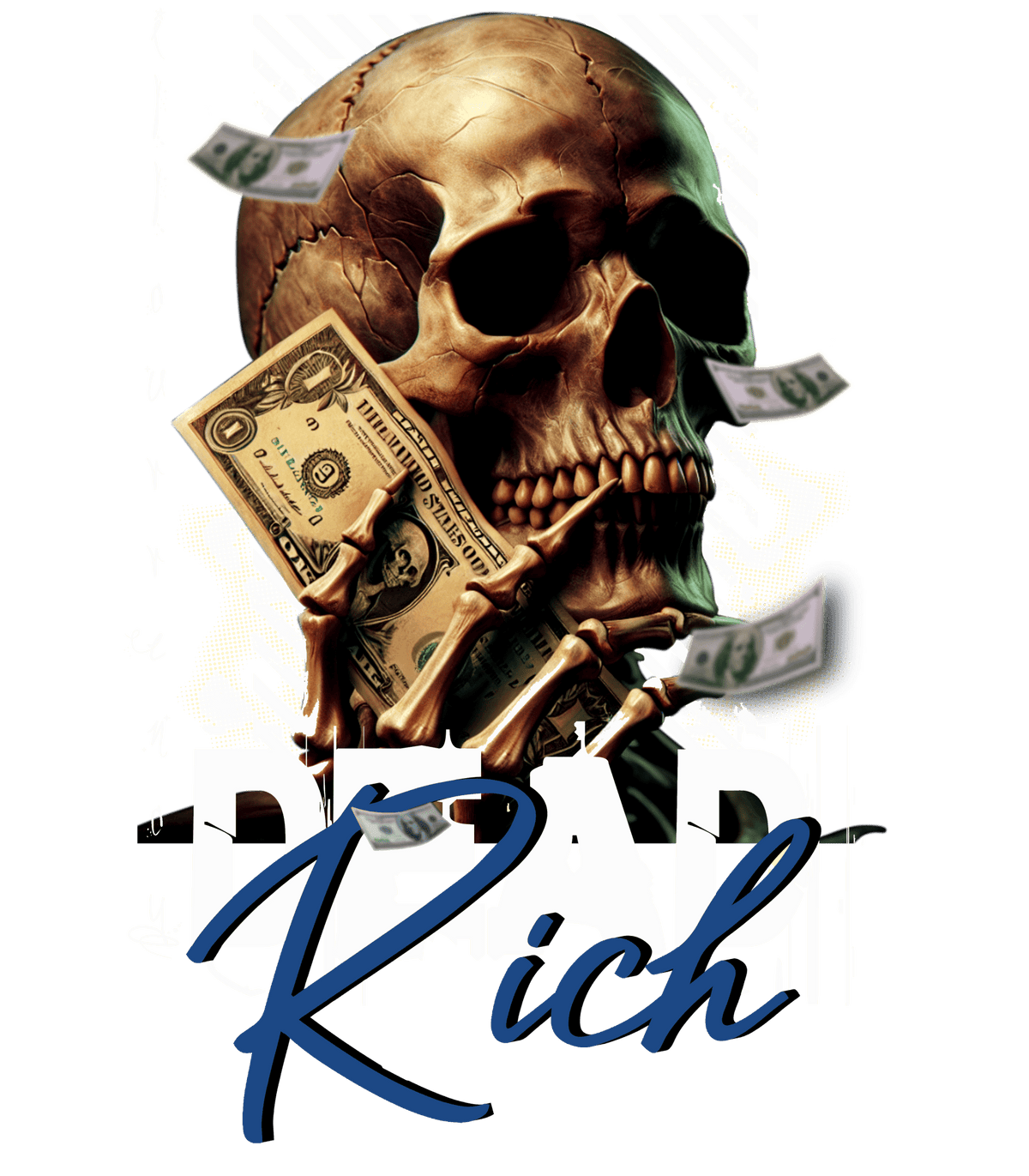 Air Jordan 1 Rare Deep Royal Blue Black T-Shirt (Dead product image 1
