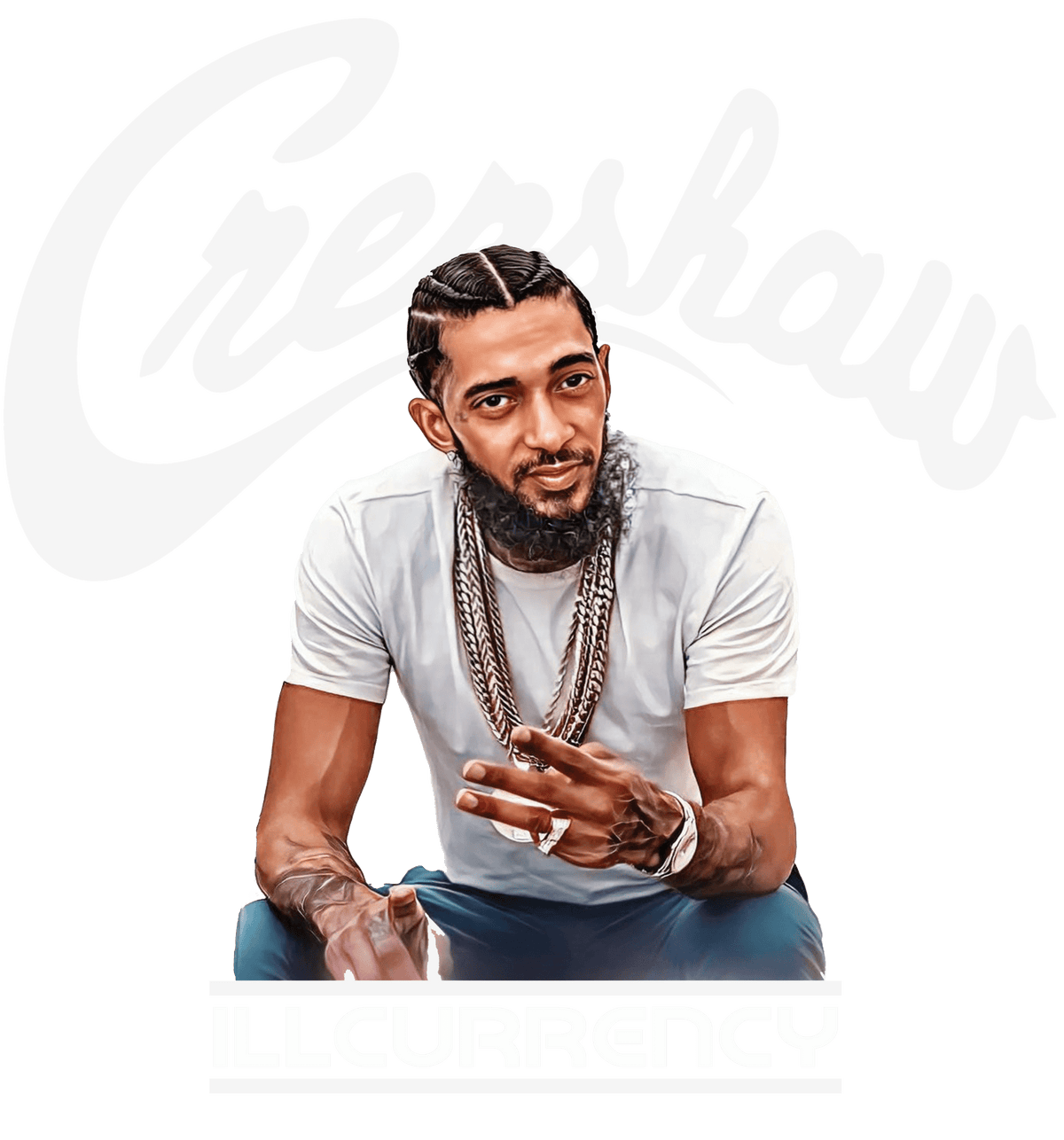 Air Jordan 3 WMNS Sail Grey T-Shirt (Crenshaw)| illcurrency product image 1