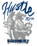 Nike SB x Air Jordan 4 Navy White T-Shirt (Hustle More) product image 1