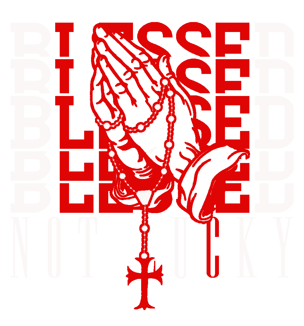 Air Jordan 11 Low Bred Black T-Shirt (Blessed not lucky) product image 1