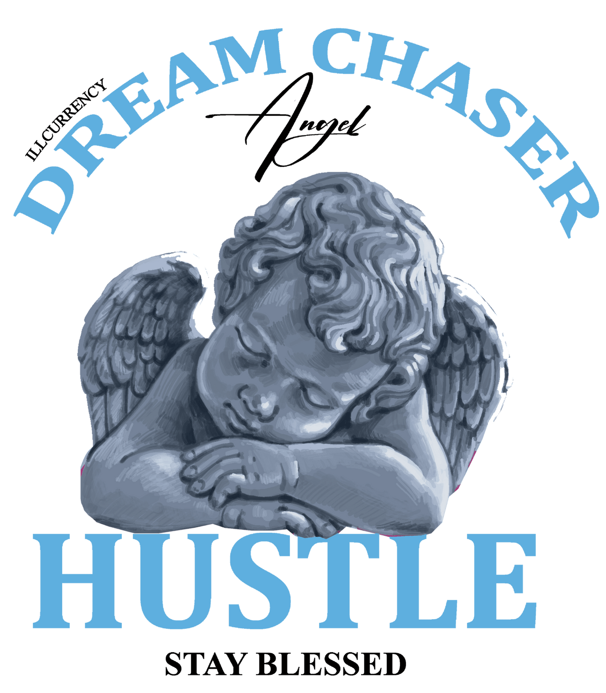 Air Jordan 12 Melo White T-Shirt (Dream Chaser Angel) product image 1