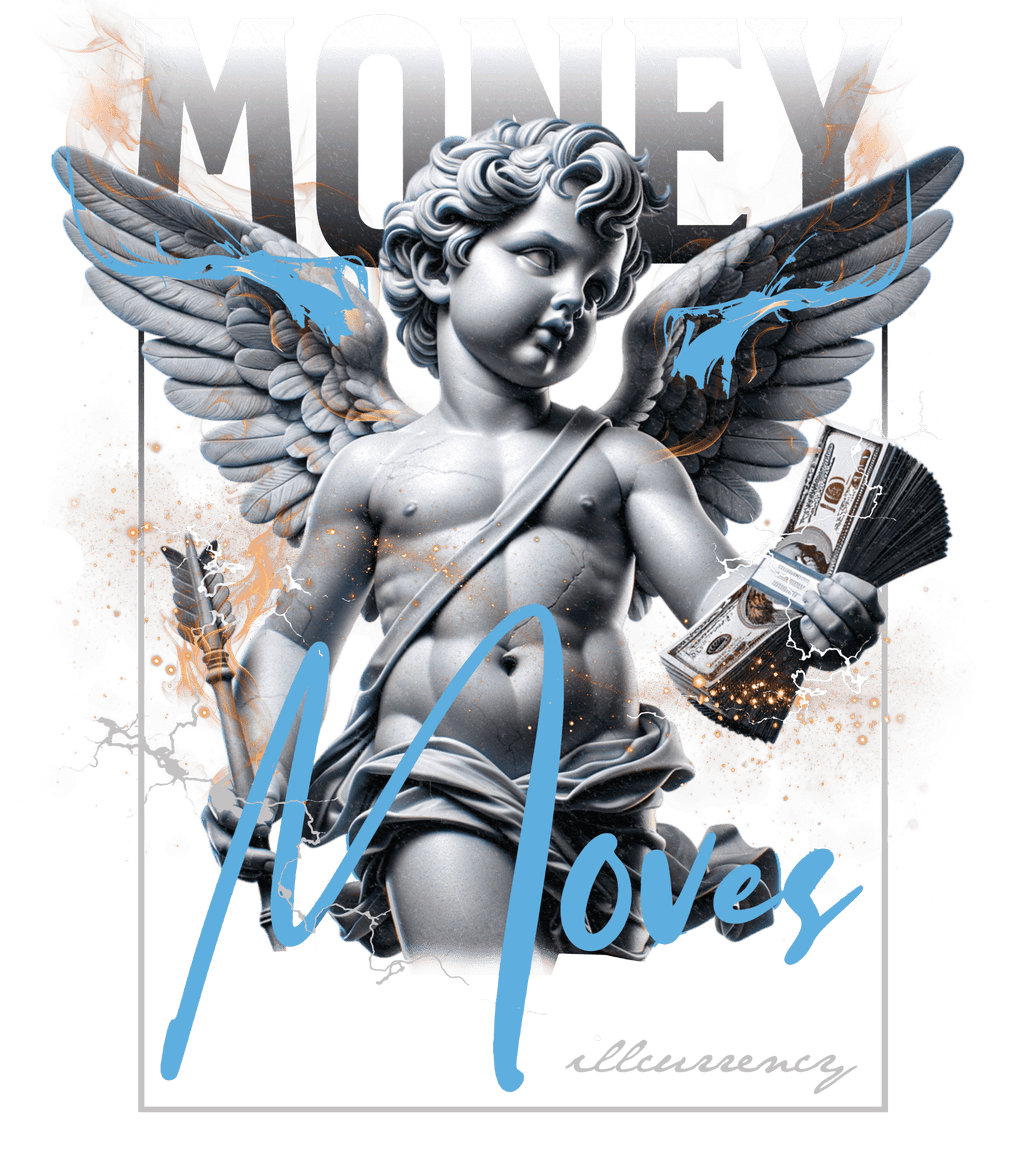 Air Jordan 12 Melo White T-Shirt (Money Moves)| illcurrency product image 1