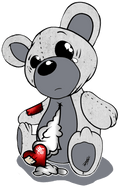 Air Jordan 4 White Cement T-Shirt (Big Teddy)| illcurrency product image 1